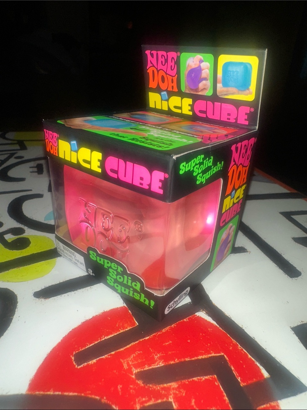 Nice Cube Pink Super Solid Squish Toy